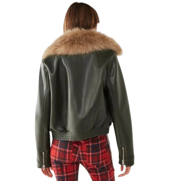 NWOT Urban Outfitters Silence & Noise Faux Fur Jacket Small - Picture 4 of 9